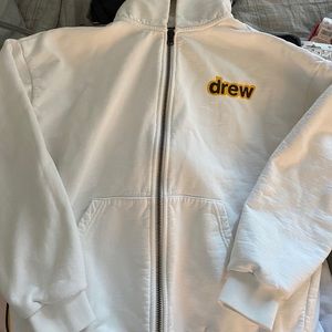 DrewHouse White Zip Up Hoodie